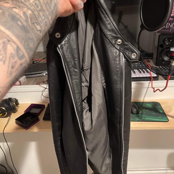 Soul Revolver Large Men’s Leather Riding Jacket - Picture 2 of 6